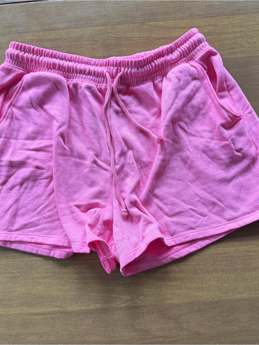 Aeropostale Pink Elastic Waist Sweat Shorts